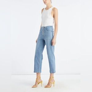 Veronica Beard Crosby Wide Crop, size 29